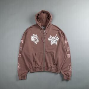 Darc Sport Until Valhalla SOLD OUT Limited Edition Zip-Up Hoodie Size Small